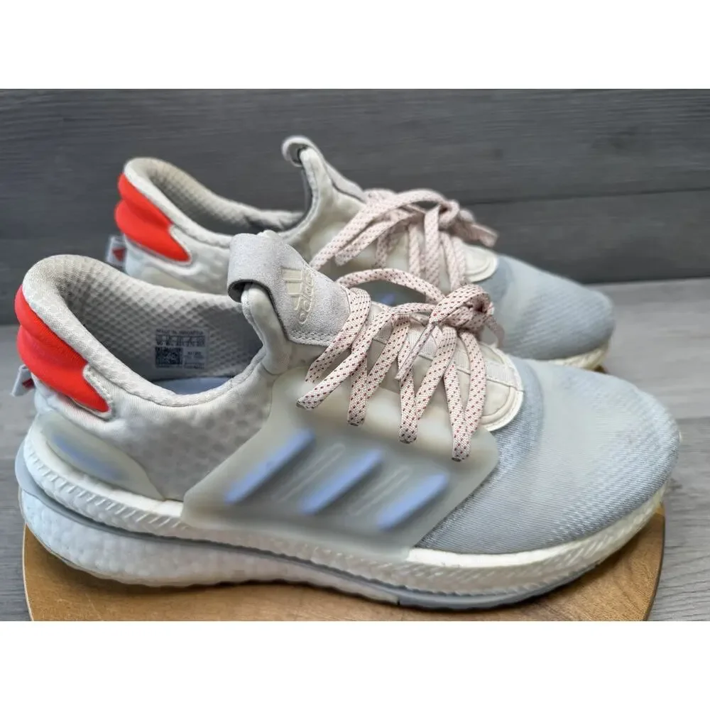 adidas X PLRBOOST Running Shoes Blue Cushioned Comfort Sports Trainers. Women 10